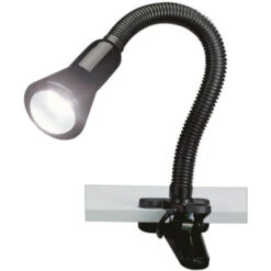 Flexo Pinza Articulable Negro E14 (Trio Lighting 5028010-02)