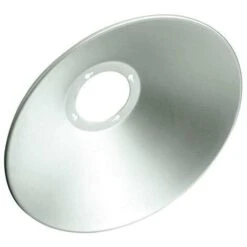 Reflector Aluminio 90º Para Lámpara Industrial, Ø220mm