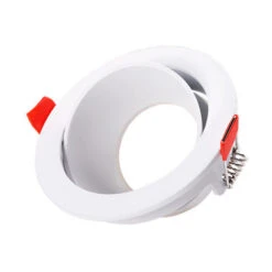 Downlight Circular GU10 Sin Portalámparas/Bombilla - Blanco (LUM-W396A16)