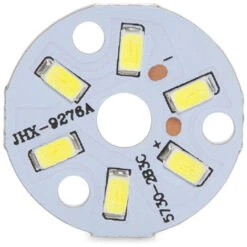 Módulo 3W 300Lm 6000ºK 6 LEDs Ø32Mm 50.000H [CH-PCBA3W-CW] -Trio Ventas 4226997 2