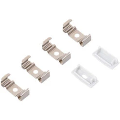 Perfíl Aluminio Para Tira LED Doble - Difusor Opal X 2M (LLE-ALP014) -Trio Ventas 4246523 4