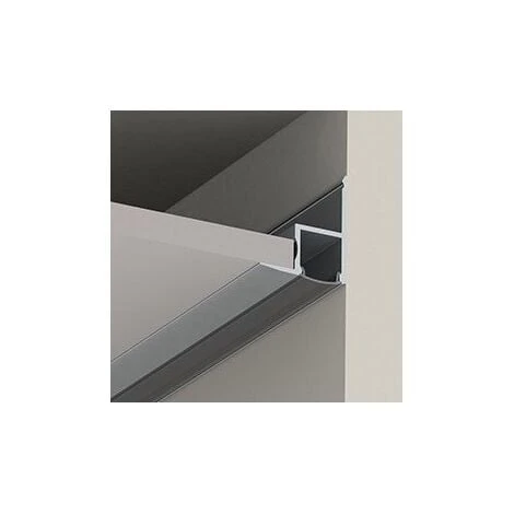 Perfíl Aluminio Para Tira LED Instalación Techos Difusor Opal X 1M (SU-A4535) 4 Perfíl Aluminio Para Tira LED Instalación Techos Difusor Opal X 1M (SU-A4535) - Imagen 2