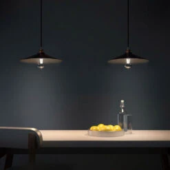 Pantalla Swing De Metal Esmaltado Para Casquillo E27 Negro 8 Pantalla Swing De Metal Esmaltado Para Casquillo E27 Negro -Trio Ventas 42986190 2