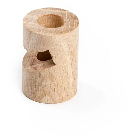 Descentralizador, Gancho En V De Techo O Pared En Madera Para Cable Eléctrico Textil Neutro 6 Descentralizador, Gancho En V De Techo O Pared En Madera Para Cable Eléctrico Textil Neutro - Imagen 4