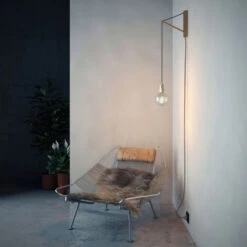 Pinocchio, Soporte De Pared De Madera Orientable Para Lámparas Colgantes Neutro -Trio Ventas 42987091 2