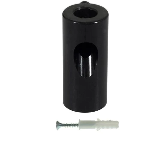 Descentralizador, Gancho De Techo Para Cable Eléctrico Textil Con Tope Negro 5 Descentralizador, Gancho De Techo Para Cable Eléctrico Textil Con Tope Negro - Imagen 3