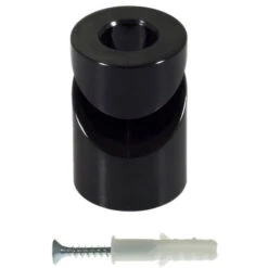 Descentralizador, Gancho En 'V' De Techo O Pared Para Cable Eléctrico Textil Negro 9 Descentralizador, Gancho En 'V' De Techo O Pared Para Cable Eléctrico Textil Negro -Trio Ventas 42987574 3