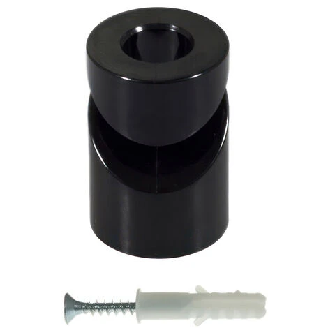 Descentralizador, Gancho En 'V' De Techo O Pared Para Cable Eléctrico Textil Negro 5 Descentralizador, Gancho En 'V' De Techo O Pared Para Cable Eléctrico Textil Negro - Imagen 3