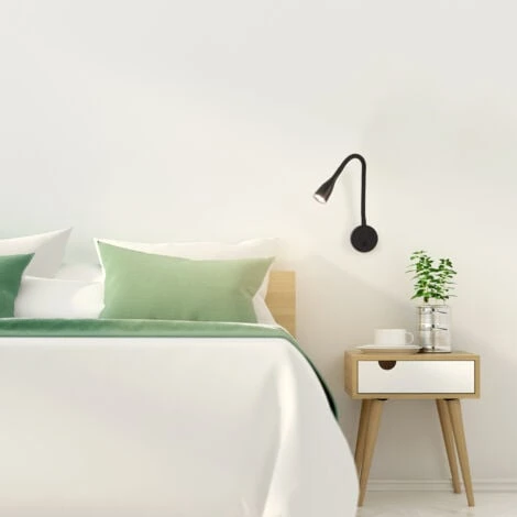 FORLIGHT FORLIGHT Luz De Lectura Crobat Led 3,8W 3000K Negro 311Lm 4 FORLIGHT FORLIGHT Luz De Lectura Crobat Led 3,8W 3000K Negro 311Lm - Imagen 2