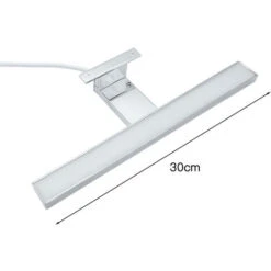 Lámpara Espejo De Baño LED IP44 5W 4000K Luz De Tocador Aplique Iluminacuadros 30CM Blanco Frío -Trio Ventas 45502076 5