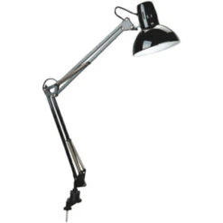 Flexo Arquitecto Pinza Negro E27 (F-BRIGHT 1900025-N)