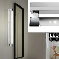 Lámpara De Pared De Cromo De Iluminación De Sala De Estar De Luz De Imagen De Diseño LED Ajustable -Trio Ventas 46939219 2