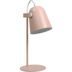 7hSevenOn Deco - Flexo Sobremesa Escritorio Arc, Acero, Home Office, Despacho, Oficina, Sala Estudio, 25W, Casquillo E27, Diseño Minimalista, Ø11.7x39.5cm (diámetro X Altura)