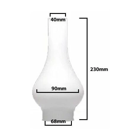 Tulipa De Cristal Quinqué SOROLLA Mate 9x21cm Apertura 7cm 4 Tulipa De Cristal Quinqué SOROLLA Mate 9x21cm Apertura 7cm - Imagen 2