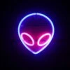 Alien Neon Signs Letrero De Neón LED Para Pared, Luces De Neón Rosa Azul Para Habitación De Niños, Dormitorio, Tienda De Hotel, Restaurante, Juego, Oficina, Arte De Pared, Decoración, Letrero Para Fie -Trio Ventas 51032645 1