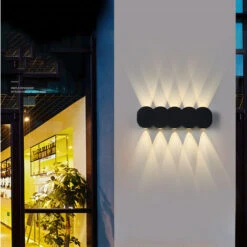 Lámpara De Pared Minimalista Interiores Apliques De Pared Nórdica Led 10W Negra Aplique De Pared De Estilo Moderno Para Cafetería, Pasillo, Escalera, Dormitorio, Sala De Estar (Blanco Cálido) 7 Lámpara De Pared Minimalista Interiores Apliques De Pared Nórdica Led 10W Negra Aplique De Pared De Estilo Moderno Para Cafetería, Pasillo, Escalera, Dormitorio, Sala De Estar (Blanco Cálido) -Trio Ventas 51568705 2