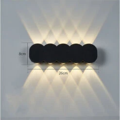 Lámpara De Pared Minimalista Interiores Apliques De Pared Nórdica Led 10W Negra Aplique De Pared De Estilo Moderno Para Cafetería, Pasillo, Escalera, Dormitorio, Sala De Estar (Blanco Cálido) 9 Lámpara De Pared Minimalista Interiores Apliques De Pared Nórdica Led 10W Negra Aplique De Pared De Estilo Moderno Para Cafetería, Pasillo, Escalera, Dormitorio, Sala De Estar (Blanco Cálido) -Trio Ventas 51568705 4