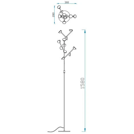 LAMPARAS DE PIE ADN BLANCO - MANTRA Ref 6268 4 LAMPARAS DE PIE ADN BLANCO - MANTRA Ref 6268 - Imagen 2