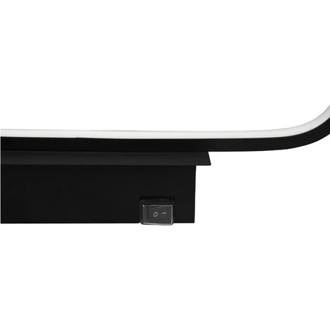 Aplique De Pared Interior Trio Gianni 22W 3000K Luz Cálida. 60×15 Cm. LED Integrado Baño. Estilo Moderno. Metal. Color Negro 5 Aplique De Pared Interior Trio Gianni 22W 3000K Luz Cálida. 60×15 Cm. LED Integrado Baño. Estilo Moderno. Metal. Color Negro - Imagen 3