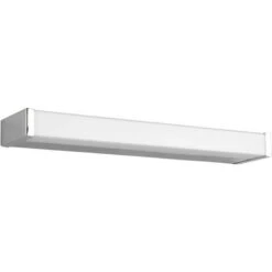 Aplique De Pared Interior Trio Fabio 6W 3000K Luz Cálida. 43×4 Cm. LED Integrado Baño. Estilo Moderno. Metal. Color Cromado -Trio Ventas 52772576 3
