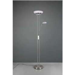 Lámpara De Pie Reality Orson 27W 3000K Luz Cálida. 180×33 Cm. LED Regulable Salón Y Dormitorio. Estilo Moderno. Metal. Color Níquel Mate 11 Lámpara De Pie Reality Orson 27W 3000K Luz Cálida. 180×33 Cm. LED Regulable Salón Y Dormitorio. Estilo Moderno. Metal. Color Níquel Mate -Trio Ventas 52773711 5