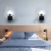 Luz De Pared Robot, Aplique De Pared Negro De Estilo Retro Contemporáneo Creativo, Luces De Pared Para Dormitorio, Mesita De Noche, Habitación De Niños, Pasillo, Escalera (negro) 2 Luz De Pared Robot, Aplique De Pared Negro De Estilo Retro Contemporáneo Creativo, Luces De Pared Para Dormitorio, Mesita De Noche, Habitación De Niños, Pasillo, Escalera (negro) -Trio Ventas 52777273 1