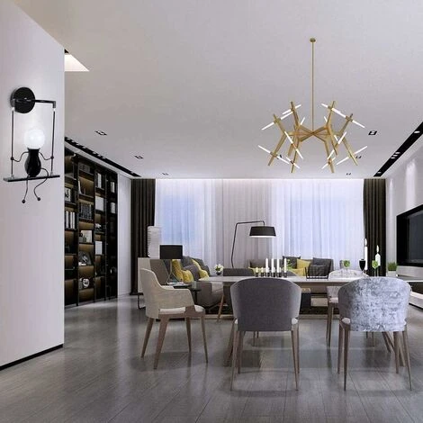 Lámpara De Pared LED Para Interiores, Lámpara De Noche Para Niños Con Columpio, Lámpara De Pared Para Interiores Creativa Adecuada Para Dormitorios, Sala De Estar, Pasillo, E27, Bombilla No Incluida, 5 Lámpara De Pared LED Para Interiores, Lámpara De Noche Para Niños Con Columpio, Lámpara De Pared Para Interiores Creativa Adecuada Para Dormitorios, Sala De Estar, Pasillo, E27, Bombilla No Incluida, - Imagen 3