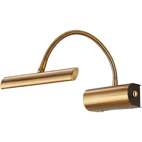 Aplique De Pared Interior Trio Curtis 4W 3000K Luz Cálida. 35×18 Cm. LED Regulable. Flexible Salón Y Dormitorio. Estilo Moderno. Metal. Color Cobre Antiguo 3 Aplique De Pared Interior Trio Curtis 4W 3000K Luz Cálida. 35×18 Cm. LED Regulable. Flexible Salón Y Dormitorio. Estilo Moderno. Metal. Color Cobre Antiguo