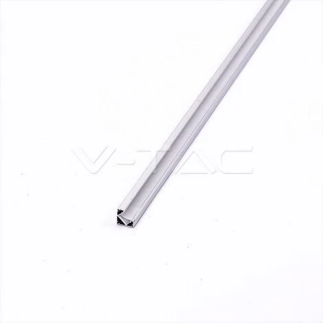 2 Metros De Perfil De Aluminio Para Tiras Led De Interior Vt-8114 3356 3 2 Metros De Perfil De Aluminio Para Tiras Led De Interior Vt-8114 3356