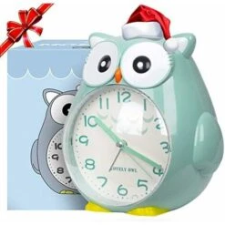 Despertador Infantil Sin Ruido De Tictac Con Luz Nocturna, Función De Repetición Y Alarma Fuerte, Funciona Con Pilas