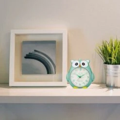 Despertador Infantil Sin Ruido De Tictac Con Luz Nocturna, Función De Repetición Y Alarma Fuerte, Funciona Con Pilas -Trio Ventas 56529387 3