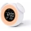 Reloj Despertador Para Niños, Reloj Despertador Digital Para Niña Con Luz De Despertador, Reloj Despertador Junto A La Cama Con 7 Colores/control Táctil De Repetición/carga USB (blanco) -Trio Ventas 56530114 1