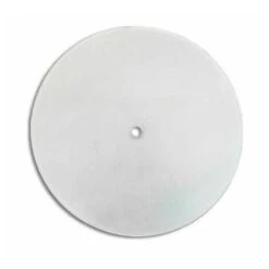 Cristal Redondo Curvado Mate Con AGUJERO CENTRAL 30 Cm