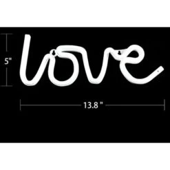 Letreros De Neón Para Dormitorio, Neón Alimentado Por USB O Batería Para Pared, Neón LED Como Letreros De Pared De Neón Para Niñas, Letrero De Amor Para Fiesta De Navidad, Boda, Habitación De Niños -Trio Ventas 57905415 4