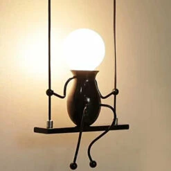 Lámpara De Pared Vintage, E27 Apliques De Pared, Retro Iluminación De Pared Metal Para Dormitorio, Escalera, Pasillo, Restaurante, Cocina -Trio Ventas 59796848 4