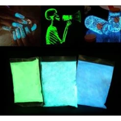 Polvo Fluorescente, Pigmentos Luminiscentes Profesionales De 100 G, Brillan En La Oscuridad, Color, Fotoluminiscencia, No Tóxico, Aluminato De Estroncio, Luces De Neón -Trio Ventas 60174140 3
