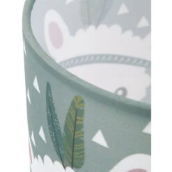 Paco Home Luminaria Habitación Infantil Lámpara De Pie Con Llama Lámpara De Pie E27  Una Pata Blanco,  Gris (Ø38 Cm) -Trio Ventas 61150840 4