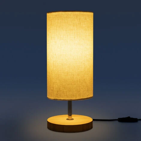 Paco Home Luminaria De Pie Mesa Lámpara Salón Dormitorio Moderna Pantalla Tela Madera Blanco, Lámpara De Mesa 5 Paco Home Luminaria De Pie Mesa Lámpara Salón Dormitorio Moderna Pantalla Tela Madera Blanco, Lámpara De Mesa - Imagen 3