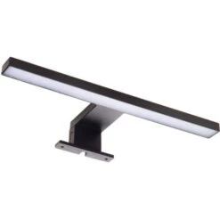 Aplique Espejo Baño Carl 5W Negro Blanco Cálido 2800K - 3200K -Trio Ventas 62116396 3