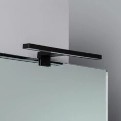 Aplique Espejo Baño Carl 5W Negro Blanco Cálido 2800K - 3200K -Trio Ventas 62116396 5