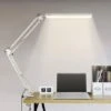 Lámpara De Escritorio LED, Lámpara De Mesa De Arquitecto Plegable De 14 W Con Abrazadera, 10 Niveles De Brillo X 3 Modos De Color, Lámpara De Mesa Ajustable, Protección Ocular, Adaptador CE De 5 V/2 A 1 Lámpara De Escritorio LED, Lámpara De Mesa De Arquitecto Plegable De 14 W Con Abrazadera, 10 Niveles De Brillo X 3 Modos De Color, Lámpara De Mesa Ajustable, Protección Ocular, Adaptador CE De 5 V/2 A -Trio Ventas 63827964 1