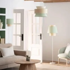 Aplique De Pared Tela Chulu Verde. 10 Aplique De Pared Tela Chulu Verde. -Trio Ventas 64466900 4