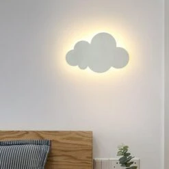Aplique Infantil LED Nube Aplique Regulable Diseño Lindo 220V (Blanco) 10 Aplique Infantil LED Nube Aplique Regulable Diseño Lindo 220V (Blanco) -Trio Ventas 65175035 4