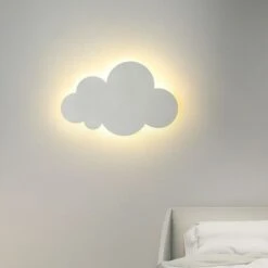 Aplique Infantil LED Nube Aplique Regulable Diseño Lindo 220V (Blanco) 11 Aplique Infantil LED Nube Aplique Regulable Diseño Lindo 220V (Blanco) -Trio Ventas 65175035 5