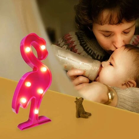 Flamingo Party Light, Marquesina Para Fiesta De Cumpleaños, Decoración De Pared LED, Y Para Niños, Bebés, Adultos, Dormitorio, Sala De Estar, Linda Decoración De Oficina 4 Flamingo Party Light, Marquesina Para Fiesta De Cumpleaños, Decoración De Pared LED, Y Para Niños, Bebés, Adultos, Dormitorio, Sala De Estar, Linda Decoración De Oficina - Imagen 2