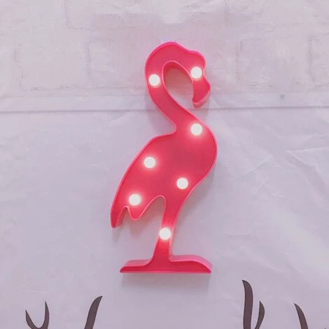 Flamingo Party Light, Marquesina Para Fiesta De Cumpleaños, Decoración De Pared LED, Y Para Niños, Bebés, Adultos, Dormitorio, Sala De Estar, Linda Decoración De Oficina 6 Flamingo Party Light, Marquesina Para Fiesta De Cumpleaños, Decoración De Pared LED, Y Para Niños, Bebés, Adultos, Dormitorio, Sala De Estar, Linda Decoración De Oficina - Imagen 4