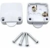 Interruptores De Puerta De Gabinete De 2 Piezas Interruptor De Luz De Gabinete Interruptor Automático Para Armarios, Blanco -Trio Ventas 67157241 1