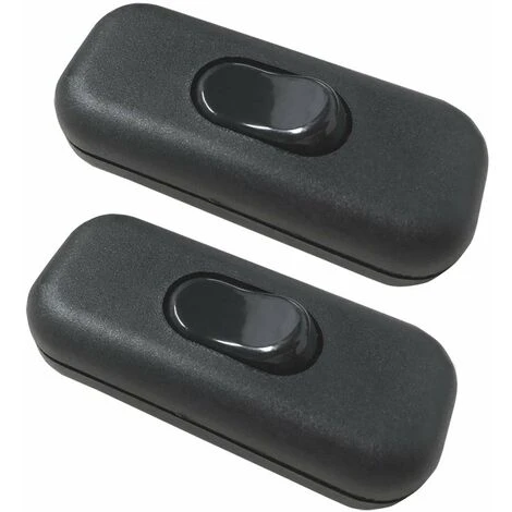 Mila-Amaz - 2 Interruptores Oscilantes Interpolares Bipolares 6 A 250 V Interruptor Basculante Atenuador/interruptor Para Lámpara, Color Negro 3 Mila-Amaz - 2 Interruptores Oscilantes Interpolares Bipolares 6 A 250 V Interruptor Basculante Atenuador/interruptor Para Lámpara, Color Negro