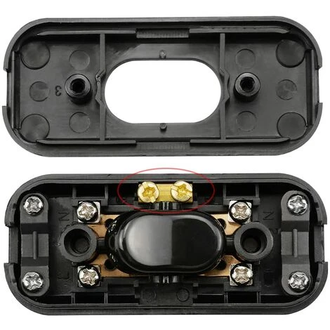 Mila-Amaz - 2 Interruptores Oscilantes Interpolares Bipolares 6 A 250 V Interruptor Basculante Atenuador/interruptor Para Lámpara, Color Negro 4 Mila-Amaz - 2 Interruptores Oscilantes Interpolares Bipolares 6 A 250 V Interruptor Basculante Atenuador/interruptor Para Lámpara, Color Negro - Imagen 2