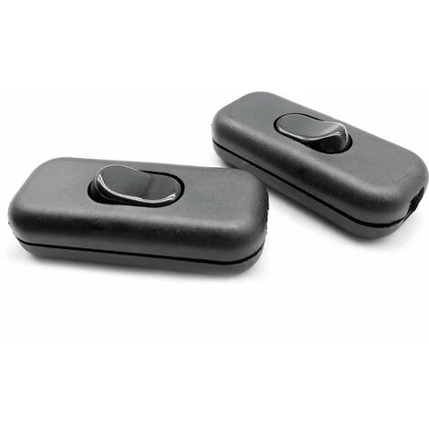 Mila-Amaz - 2 Interruptores Oscilantes Interpolares Bipolares 6 A 250 V Interruptor Basculante Atenuador/interruptor Para Lámpara, Color Negro 7 Mila-Amaz - 2 Interruptores Oscilantes Interpolares Bipolares 6 A 250 V Interruptor Basculante Atenuador/interruptor Para Lámpara, Color Negro - Imagen 5